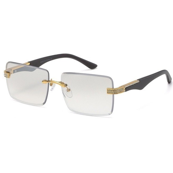 Women Eye Glasses Clear Lens Hip Hop Street Wear Style Woody Arms Classic Fancy main image 7